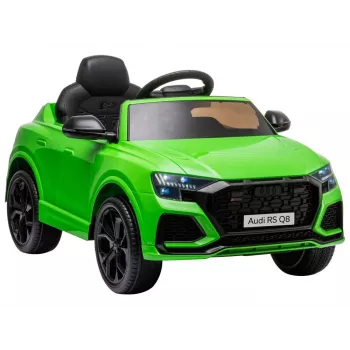HUAWEI Audi RS Q8 coche a batería con luces LED, MP3 y mando a distancia verde