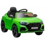 HUAWEI Audi RS Q8 coche a batería con luces LED, MP3 y mando a distancia verde