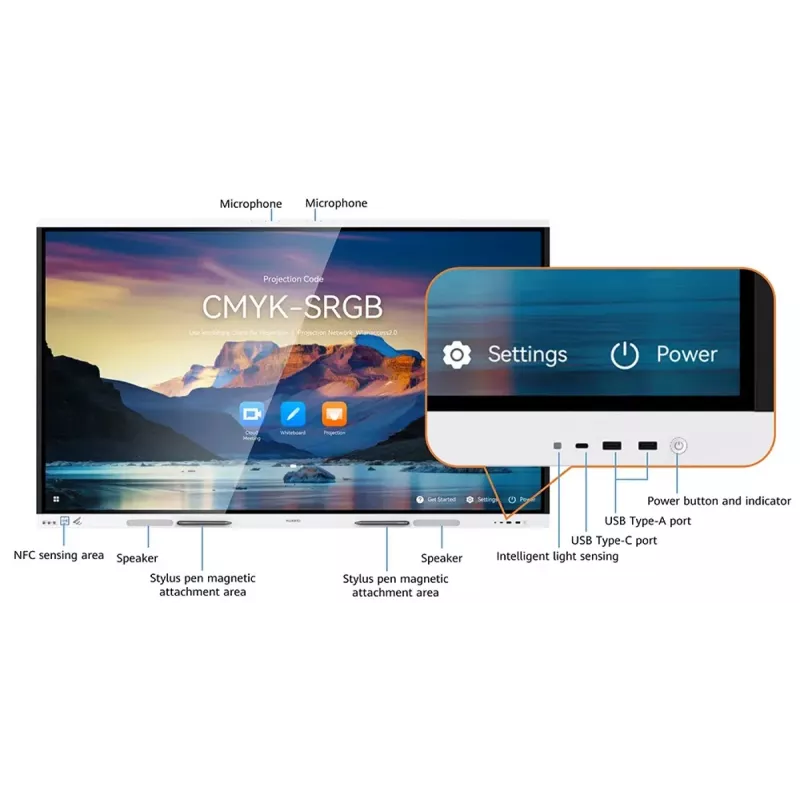 HUAWEI IdeaHub Board 3 Pro IHB2-75PB dispositivo de colaboración inteligente 75