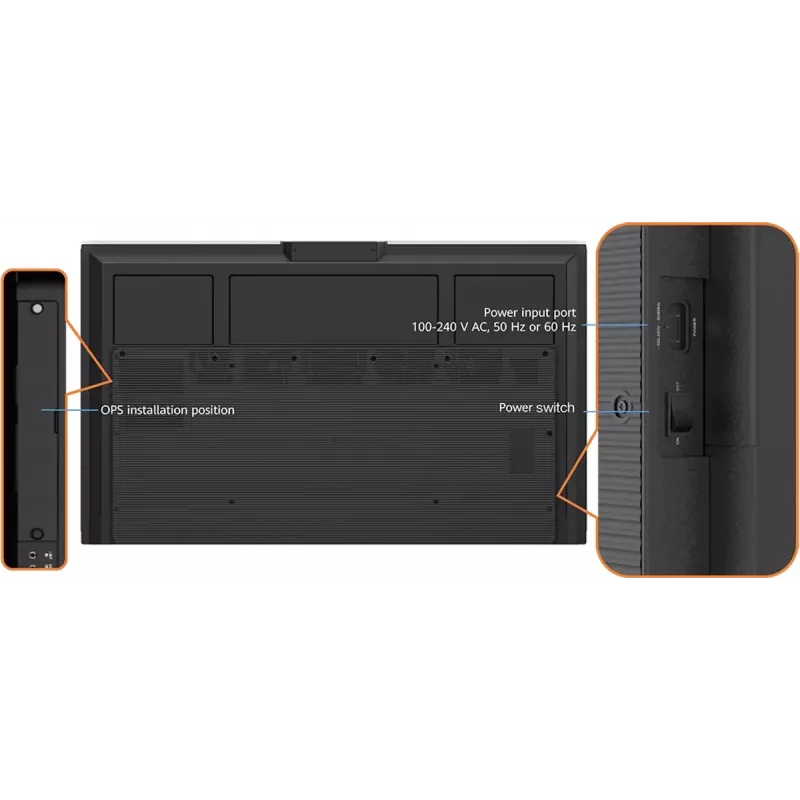 HUAWEI IdeaHub Board 3 Pro IHB2-86PB dispositivo de colaboración inteligente 86 inch pantalla infrarroja blanco jade