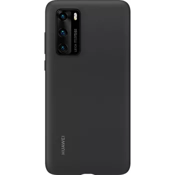 Huawei funda de silicona para P40 negra