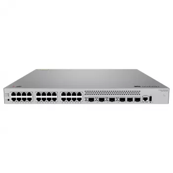 HUAWEI S530-24T4XE 24 puertos 10/100/1000BASE-T 4 puertos 10GE SFP+ 2 puertos de apilamiento 12GE con 1 fuente de alimentación de CA eKit