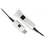 Huddly cable óptico activo USB 3.0, conector macho Type-A a conector hembra Type-A, 10 m, negro 7090043790450