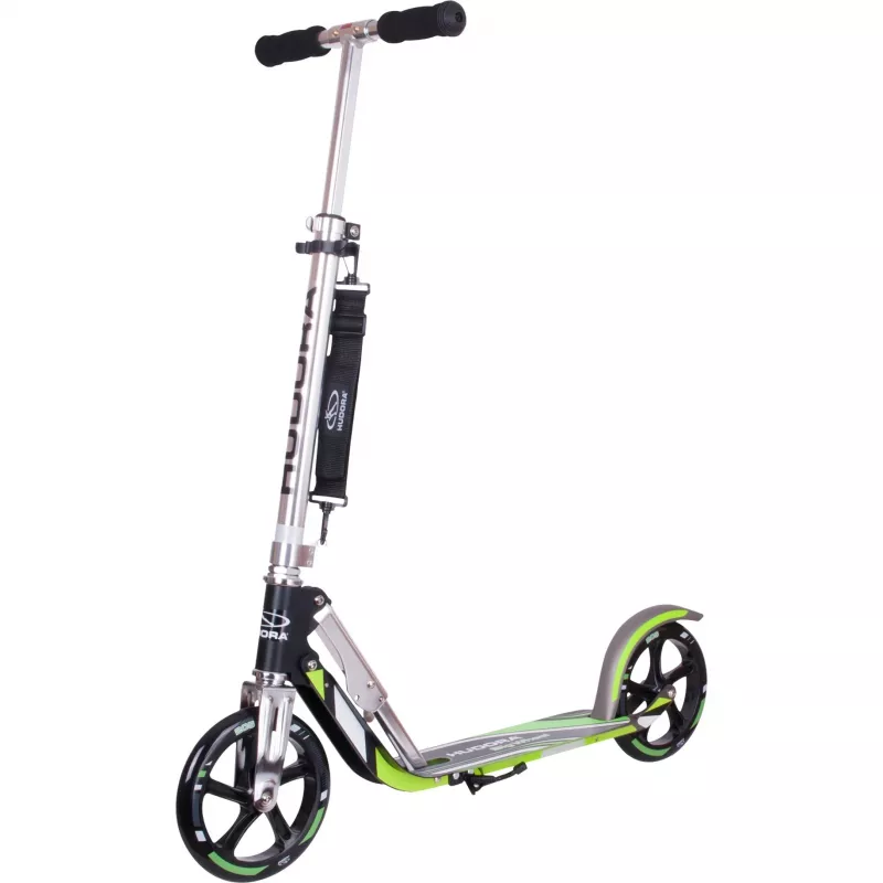 Hudora Big Wheel 205 patinete gris verde