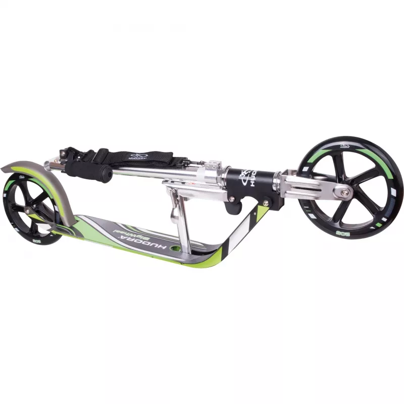 Hudora Big Wheel 205 patinete gris verde
