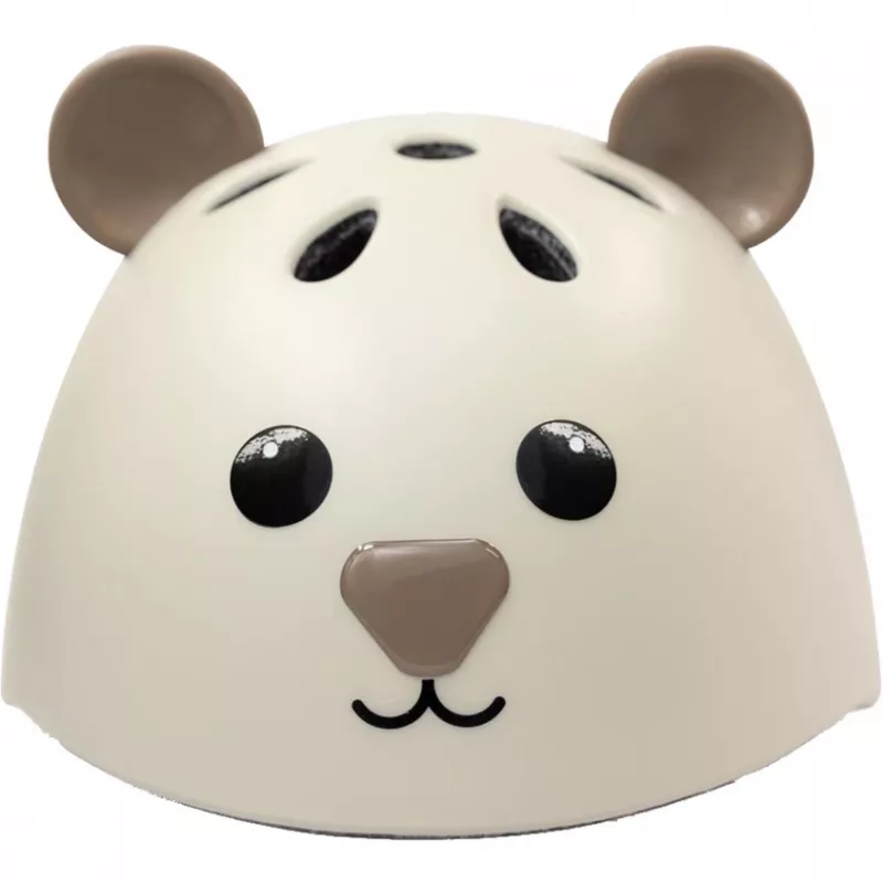 HUDORA Casco infantil Beary Mocha, talla 44-47 cm