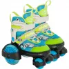 HUDORA My First Quad LED Patines talla 30-33 verde/azul