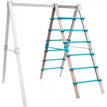 HUDORA columpio Vario - módulo de ampliación escalera V beige/turquesa