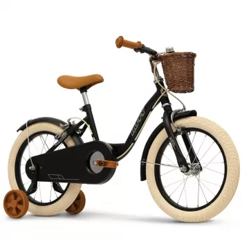 Huffy Vintage 16 Bicicleta infantil – negro brillante (21255W)
