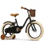 Huffy Vintage 16 Bicicleta infantil – negro brillante (21255W)