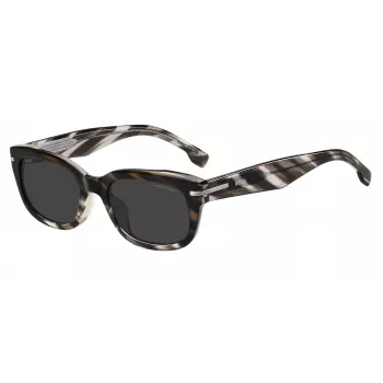 Gafas de sol HUGO BOSS BLACK hombre BOSS1793FSTV7 - Montura negra, lentes grises, 53 mm
