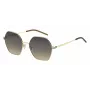 Gafas de sol de mujer HUGO BOSS BLACK BOSS1589SJ5G montura cuadrada de acetato lentes grises degradadas 57 mm