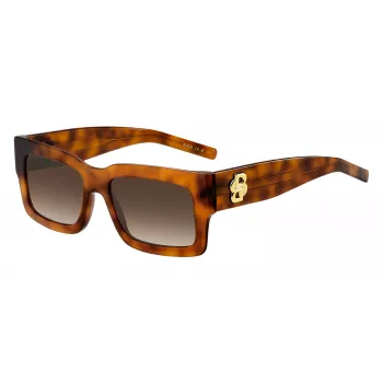 HUGO BOSS BLACK Gafas de sol para mujer BOSS1654S086 - Montura negra, lentes grises, 54 mm