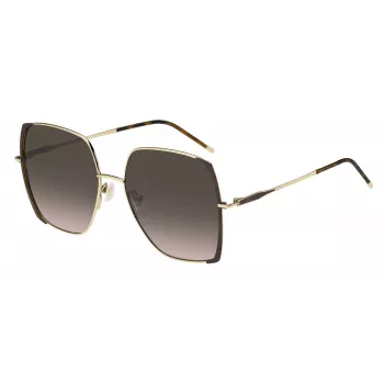 HUGO BOSS BLACK Gafas de sol para mujer BOSS1707S01Q - Lentes grises, montura negra, 58 mm
