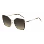 HUGO BOSS BLACK Gafas de sol de mujer BOSS1708S01Q - Montura negra, lentes grises, 58 mm