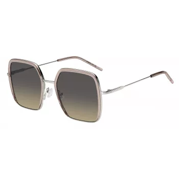 HUGO BOSS BLACK Gafas de sol para mujer BOSS1783S8KB - montura negra, lentes grises, 55 mm