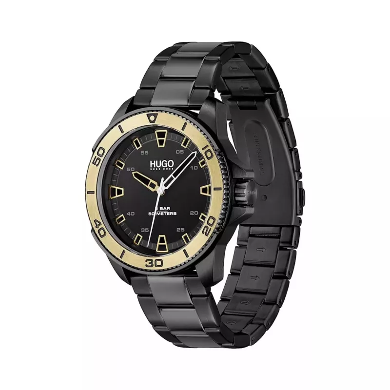 HUGO BOSS Reloj de hombre Skymaster cronógrafo 1530225 44mm acero inoxidable esfera azul