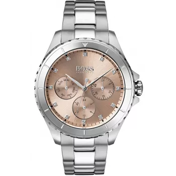HUGO BOSS reloj para mujer 1502444 38mm acero inoxidable piel