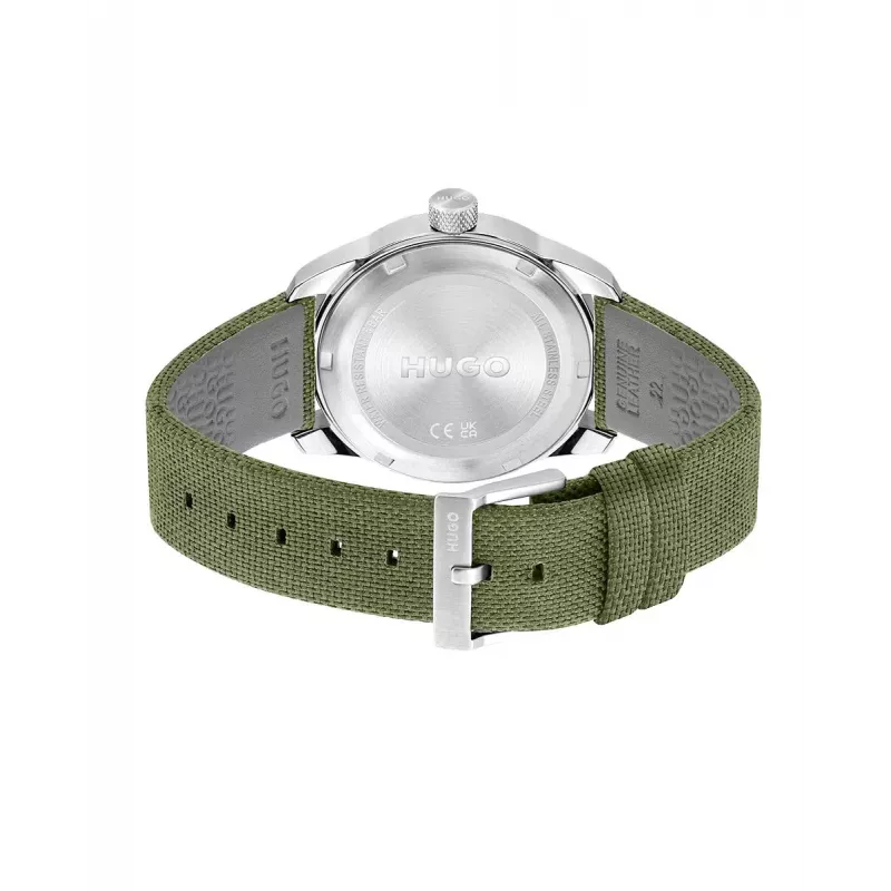 HUGO MAN 1530331 Reloj cronógrafo de acero inoxidable 42mm