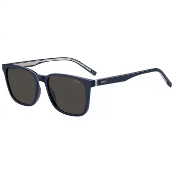 HUGO MAN HG-1356-S-PJP Gafas de sol - Montura negra, lentes grises polarizadas 55/18/145 mm