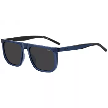 HUGO MAN HG1336GSPJP gafas de sol - Montura negra, lentes grises degradadas 56/19/145 mm