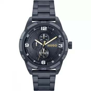 HUGO Reloj de hombre 1530278 45mm acero inoxidable cronógrafo