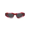 HUGO Gafas de sol unisex HG-1282-S-C48 montura completa rectangular 52/23/145 mm negro/gris UV400