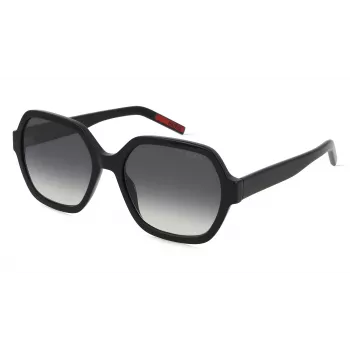 Gafas de sol de mujer HUGO HG1265S807F69 - montura de acetato cuadrada con lentes grises degradadas