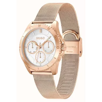 HUGO Reloj de mujer 1540161 36mm Acero inoxidable Milanesa Plata