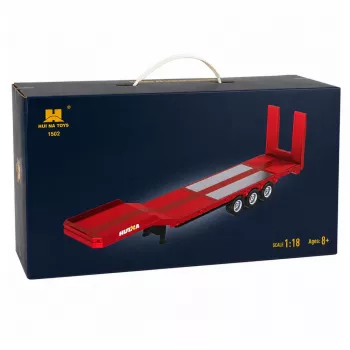 Huina Remolque de cama baja 1:18 para Scania 770S Camión RC - Rojo