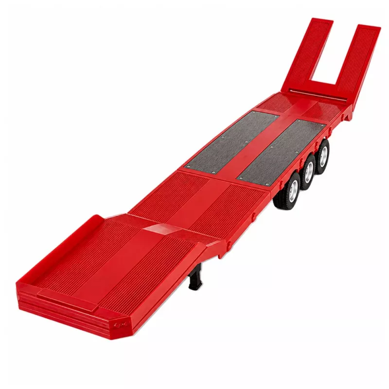 Huina Remolque de cama baja 1:18 para Scania 770S Camión RC - Rojo
