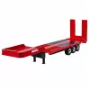 Huina Remolque de cama baja 1:18 para Scania 770S Camión RC - Rojo