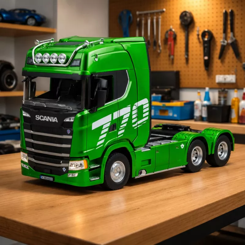 Huina Scania Camión mando a distancia RC Verde 1:18