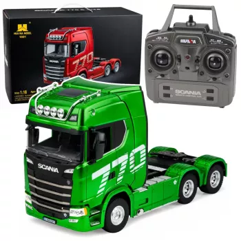 Huina Scania Camión mando a distancia RC Verde 1:18