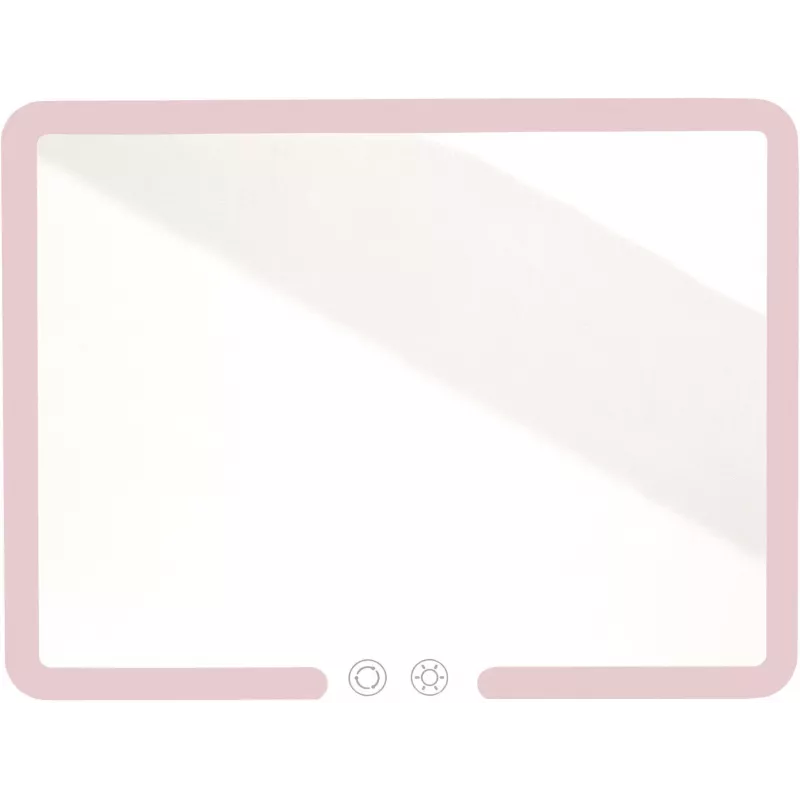 Humanas HS-ML02 espejo de maquillaje LED con iluminación - rosa