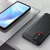 Hurtel Funda Carbon Case Flexible para OnePlus Nord N200 5G Negra