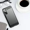 Hurtel Carbon funda flexible para Samsung Galaxy S21 FE negra