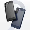 Hurtel Carbon funda flexible para Samsung Galaxy S21 FE negra