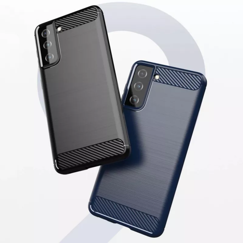 Hurtel Carbon funda flexible para Samsung Galaxy S21 FE negra