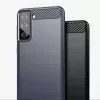 Hurtel Carbon funda flexible para Samsung Galaxy S21 FE negra