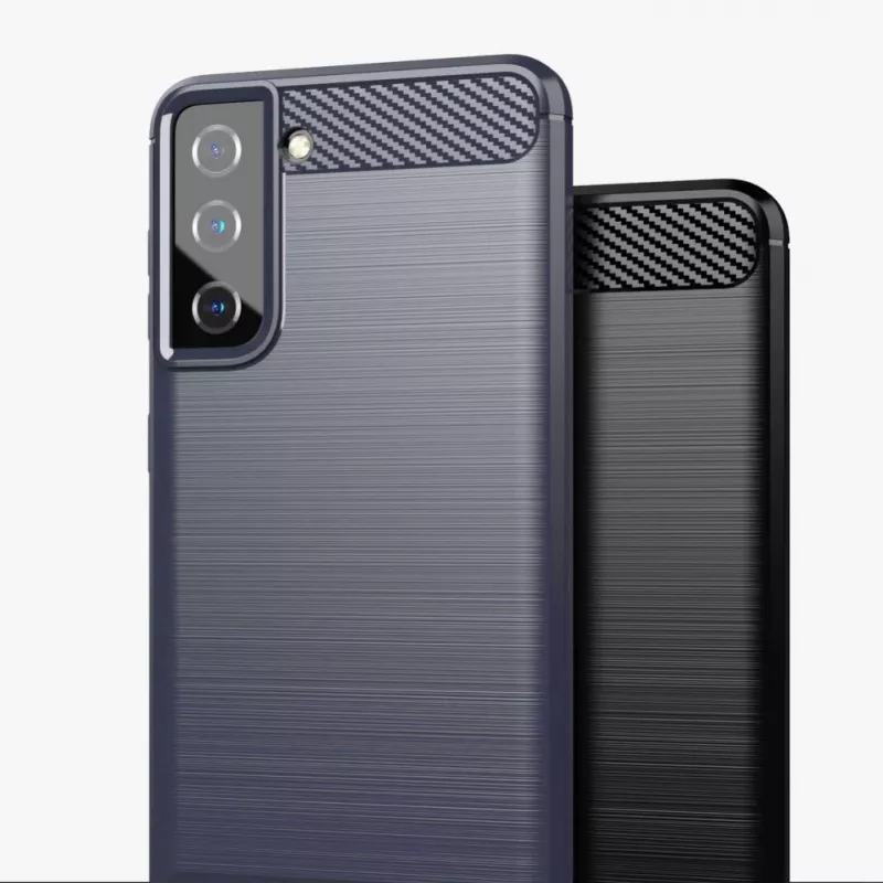 Hurtel Carbon funda flexible para Samsung Galaxy S21 FE negra
