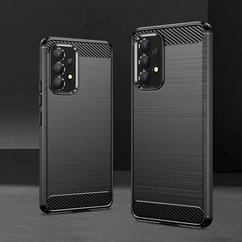 Hurtel Funda flexible Carbon para Samsung Galaxy A53 5G negra