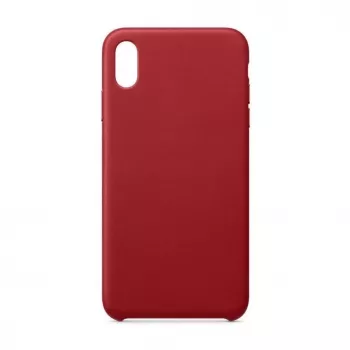 Hurtel Funda de Piel ECO para Apple iPhone 12 Mini Roja