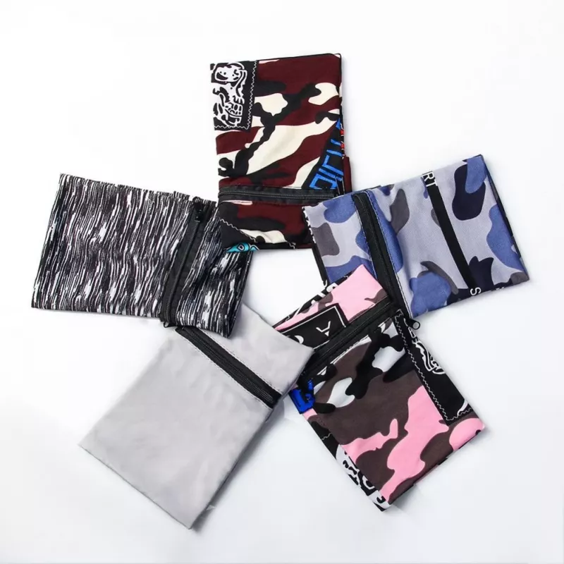 Hurtel Correa de tela para correr y fitness, Camo Blue