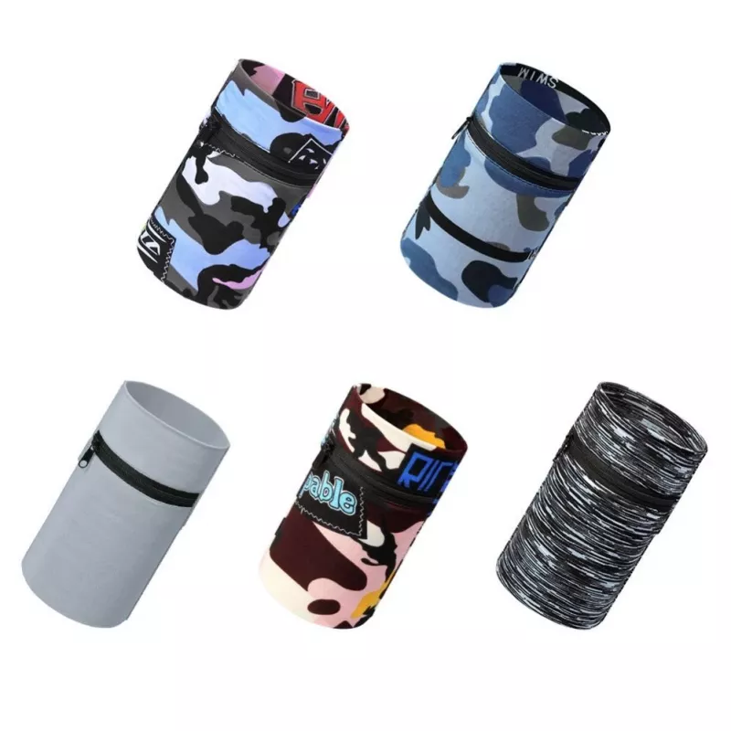 Hurtel Correa de tela para correr y fitness, Camo Blue