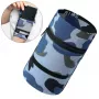 Hurtel Correa de tela para correr y fitness, Camo Blue