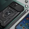 Hurtel Funda Hybrid Armor Camshield para Huawei nova Y90, funda reforzada con tapa para cámara, negra
