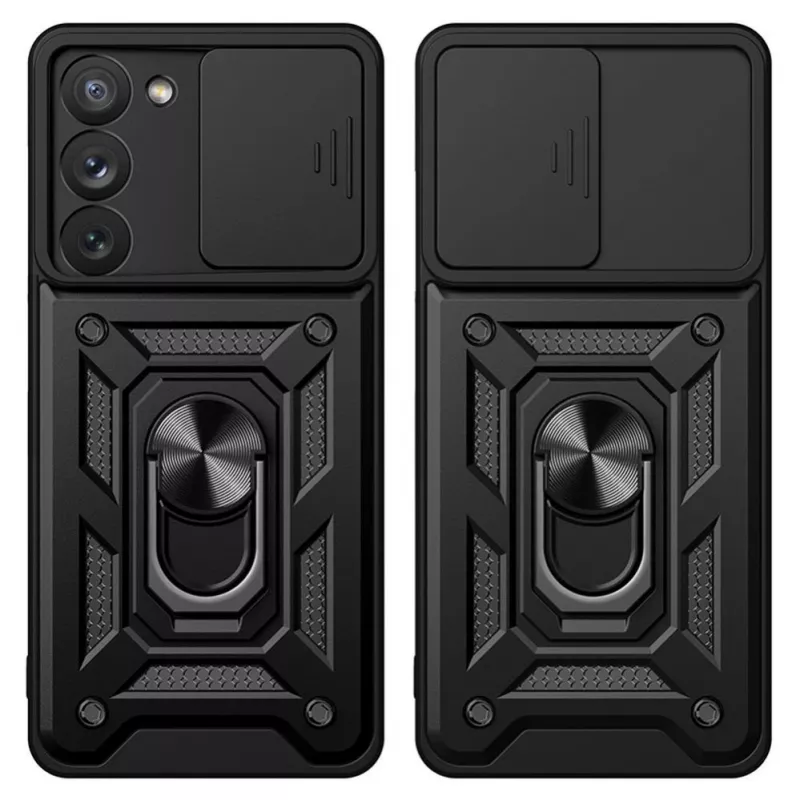 Hurtel Funda Hybrid Armor Camshield para Samsung Galaxy A14 - azul