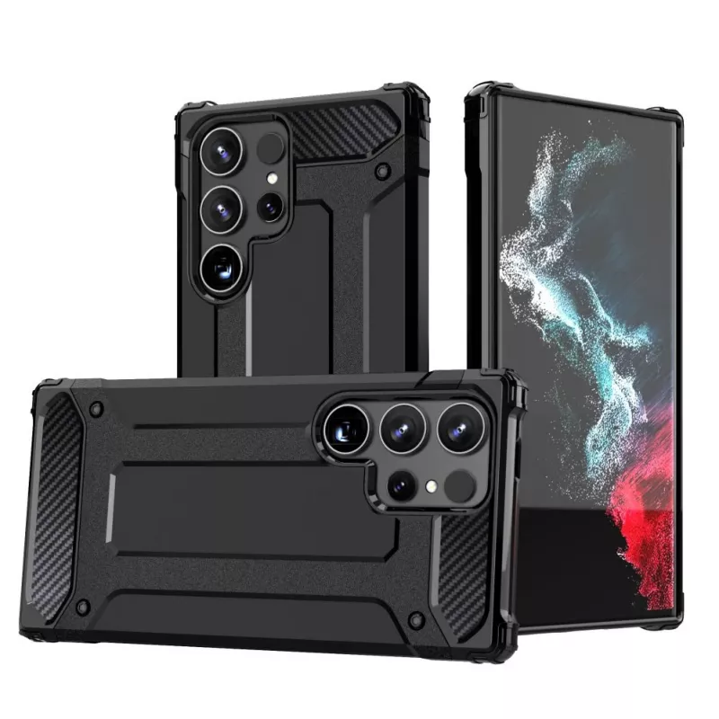 Hurtel Hybrid Armor funda para Apple iPhone 15 Pro - negra