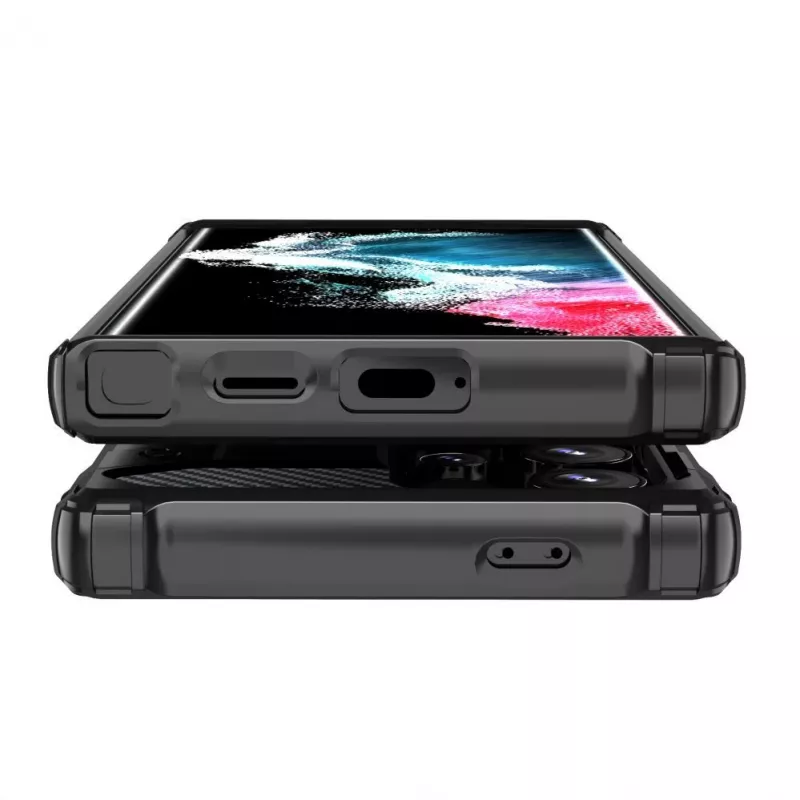 Hurtel Hybrid Armor funda para Apple iPhone 15 Pro - negra